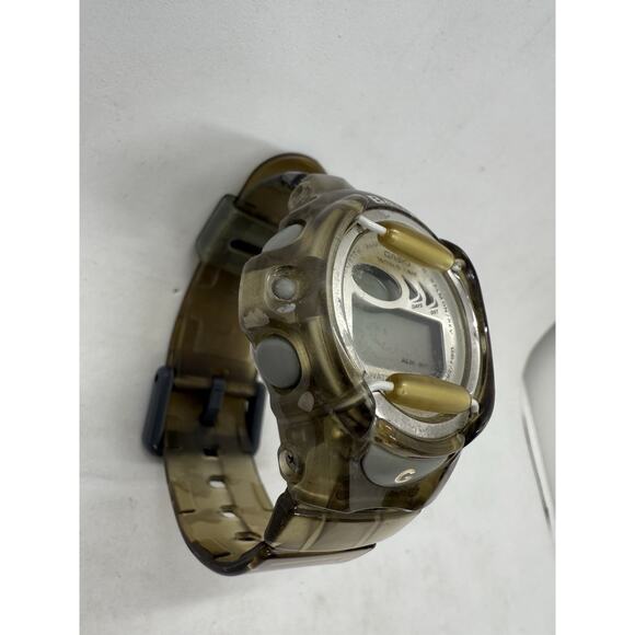 Vintage Casio Baby-G Watch BG-169RA Transparent Smoke Gray / White Accents As Is - Picture 2 of 8